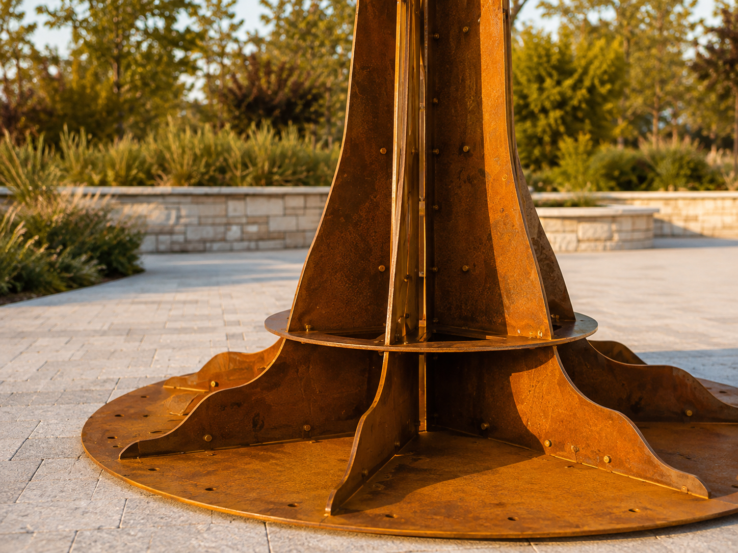 Dettaglio della base dell'albero